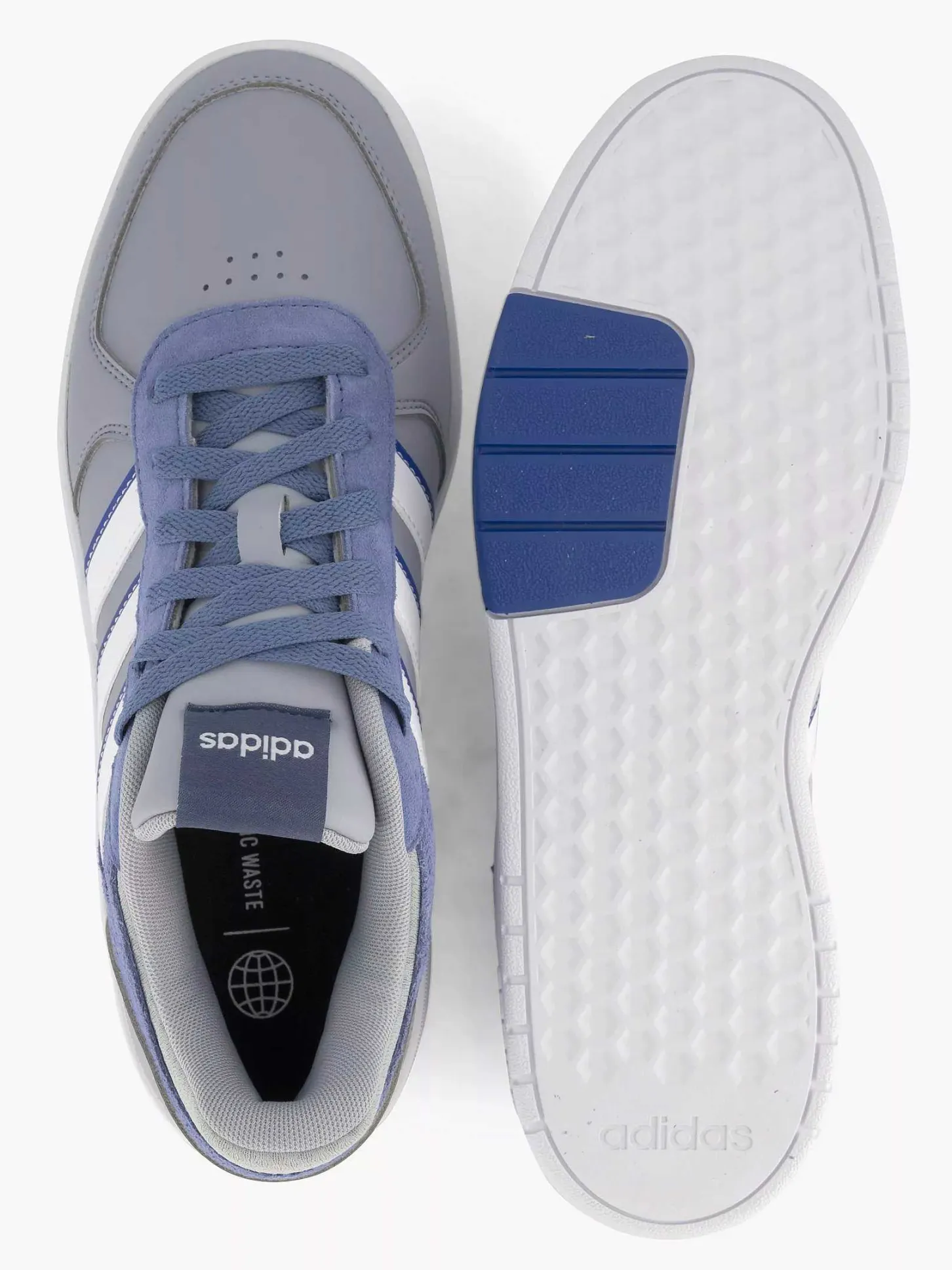 Discount Grijze Courtbeat Heren Sneakers