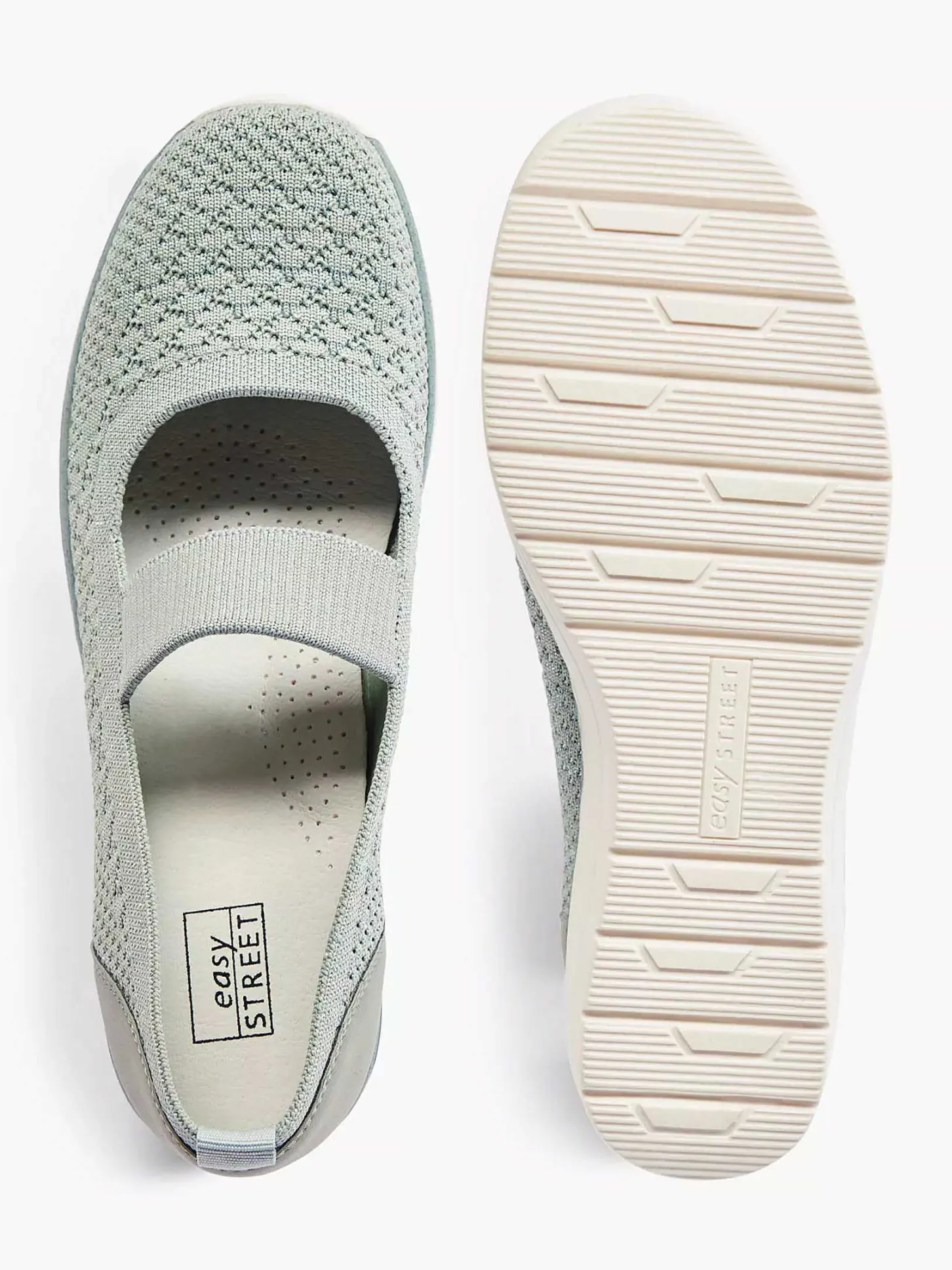 Hot Grijze Instapper Sleehak Dames Comfort Schoenen