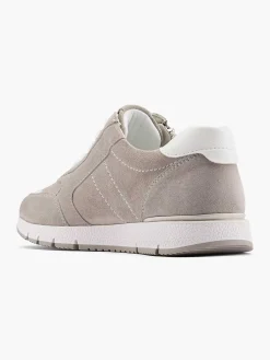 Online Grijze Leren Comfort Sneaker Dames Comfort Schoenen