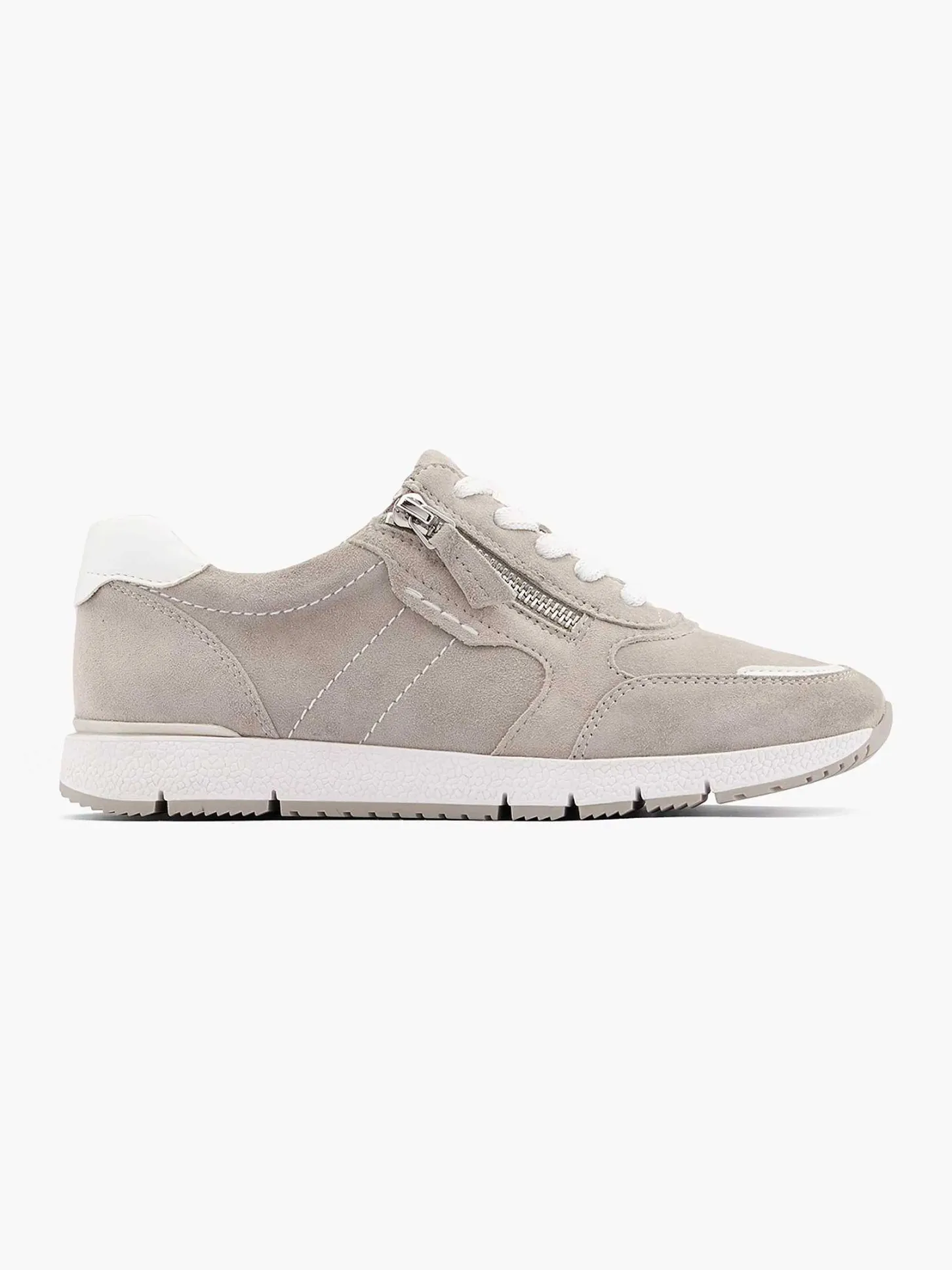 Online Grijze Leren Comfort Sneaker Dames Comfort Schoenen