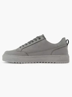 Best Grijze Leren Sneaker Heren Sneakers