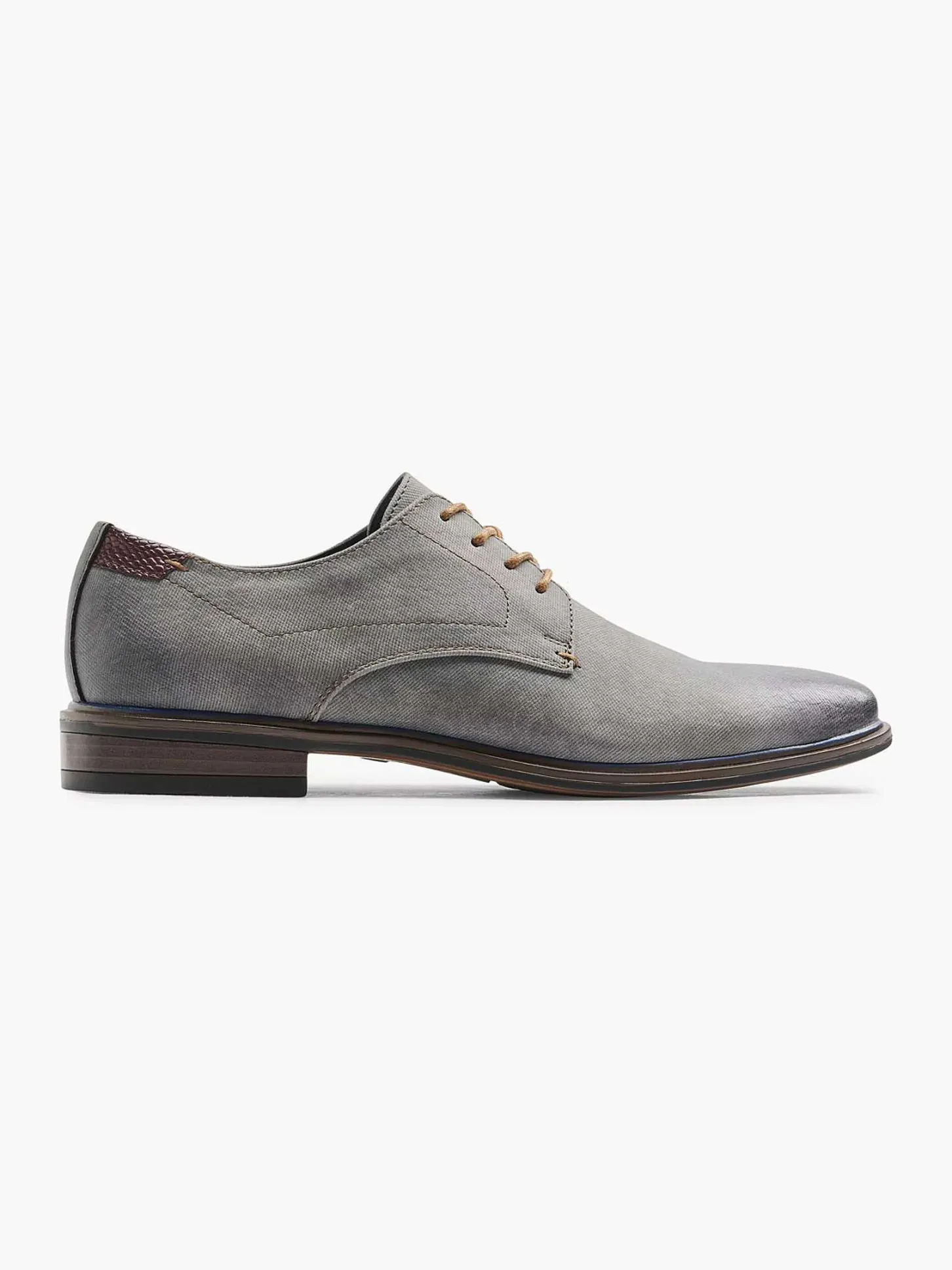 Discount Grijze Veterschoen Heren Geklede Schoenen