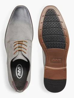 Discount Grijze Veterschoen Heren Geklede Schoenen