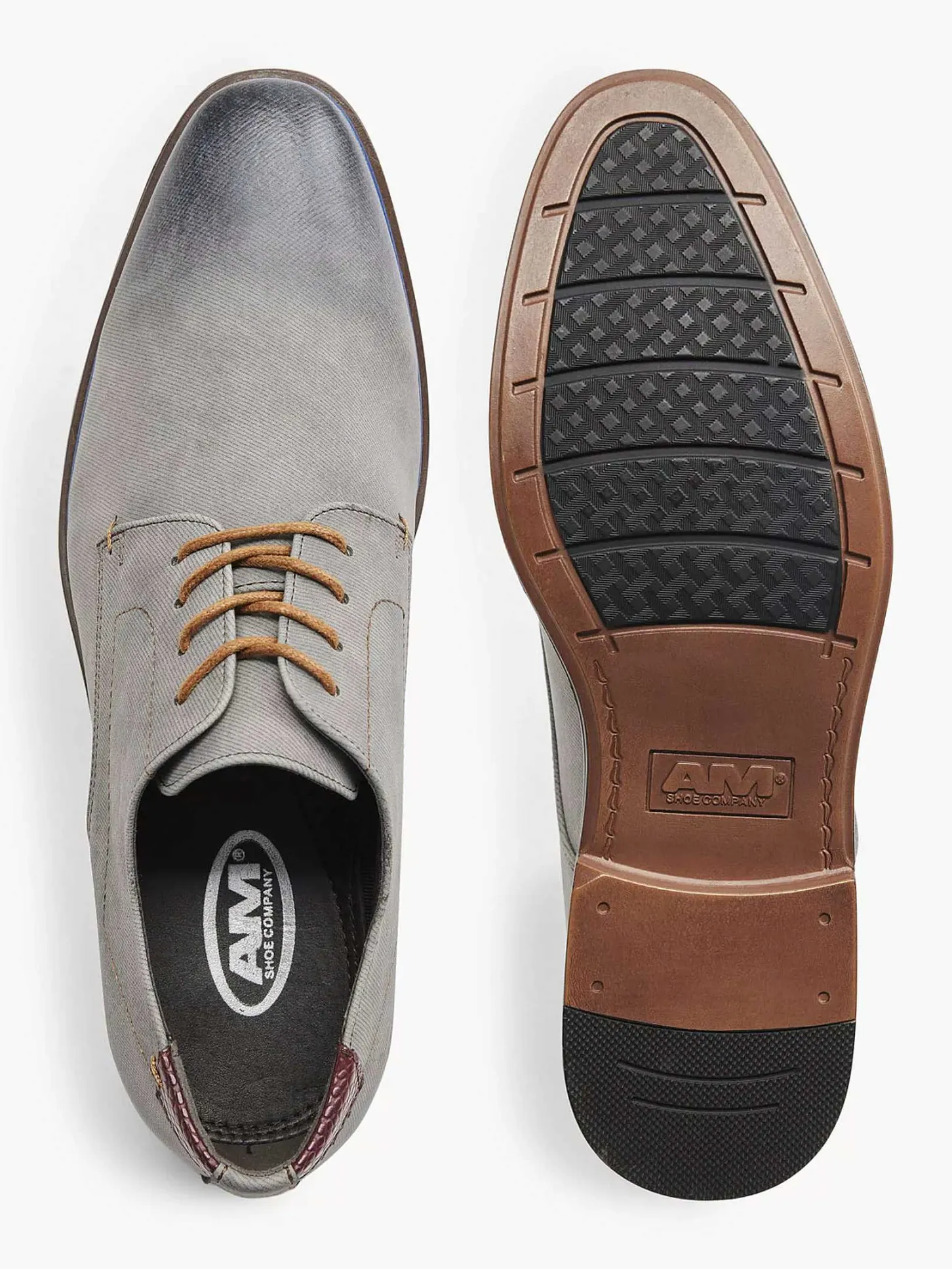 Discount Grijze Veterschoen Heren Geklede Schoenen