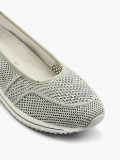 Outlet Groene Comfort Instapper Dames Comfort Schoenen