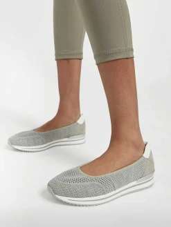 Outlet Groene Comfort Instapper Dames Comfort Schoenen