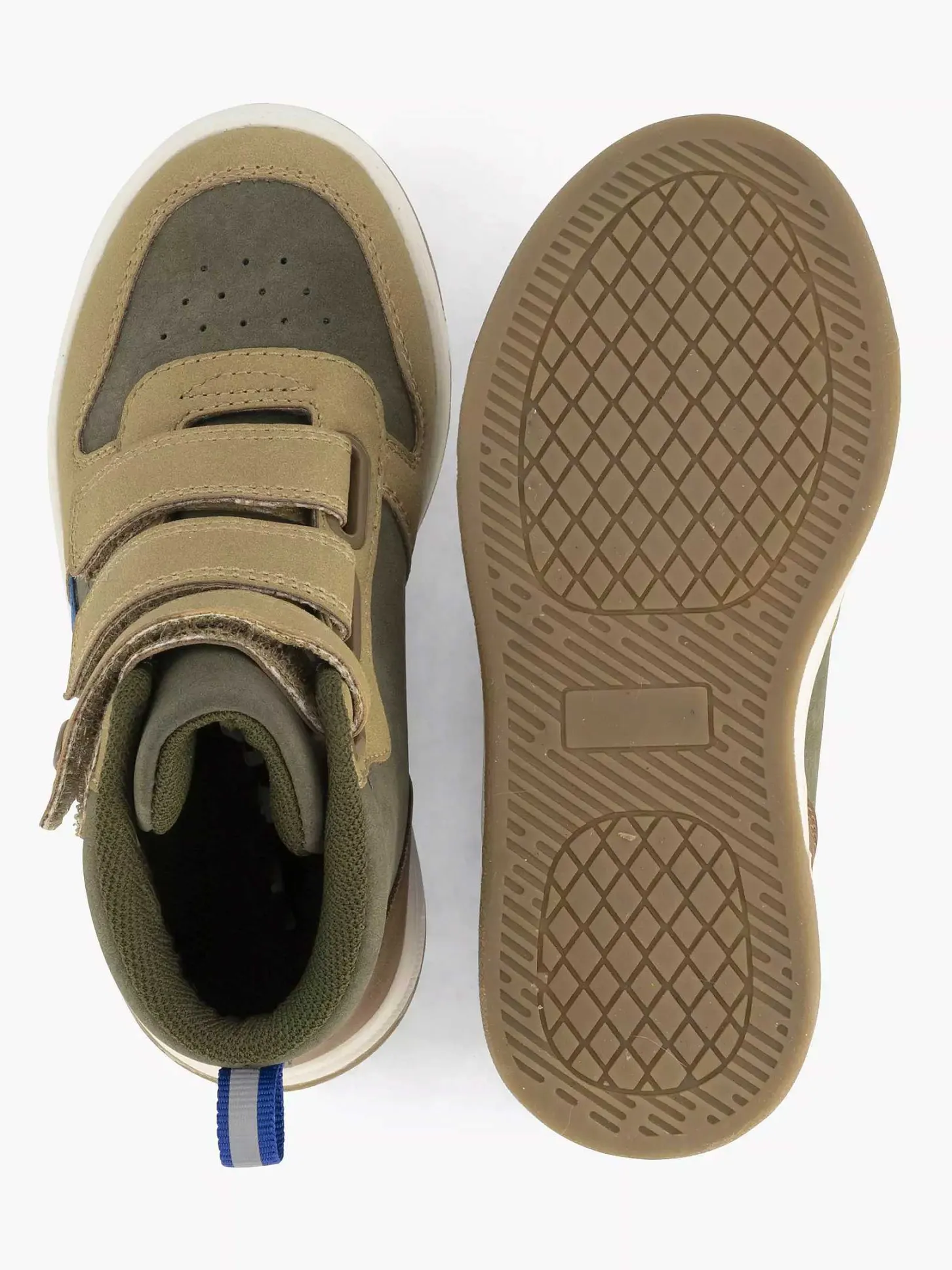 Outlet Groene Hoge Sneaker Kinderen Jongensschoenen