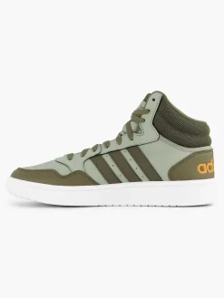Groene Hoops 3.0 Mid Heren Sneakers