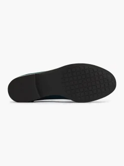 Clearance Groene Loafer Sierketting Dames Instappers