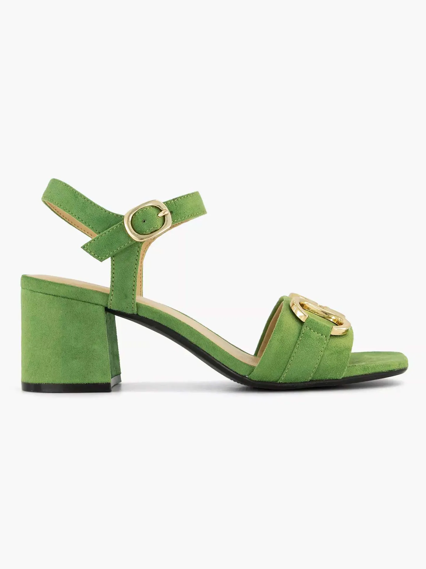 New Groene Sandalette Sierketting Dames Sandalen