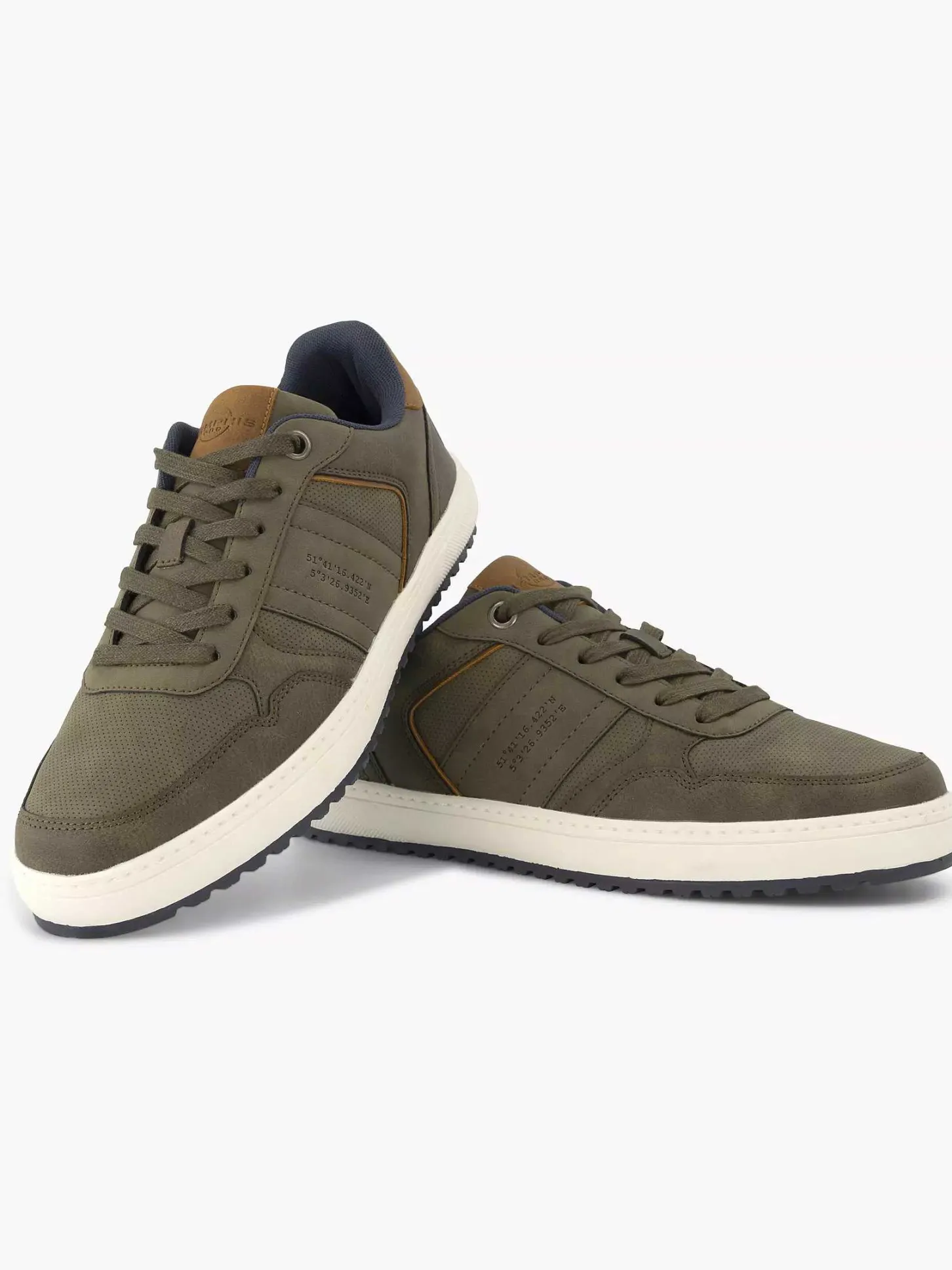 Groene Sneaker Memory Foam Heren Sneakers
