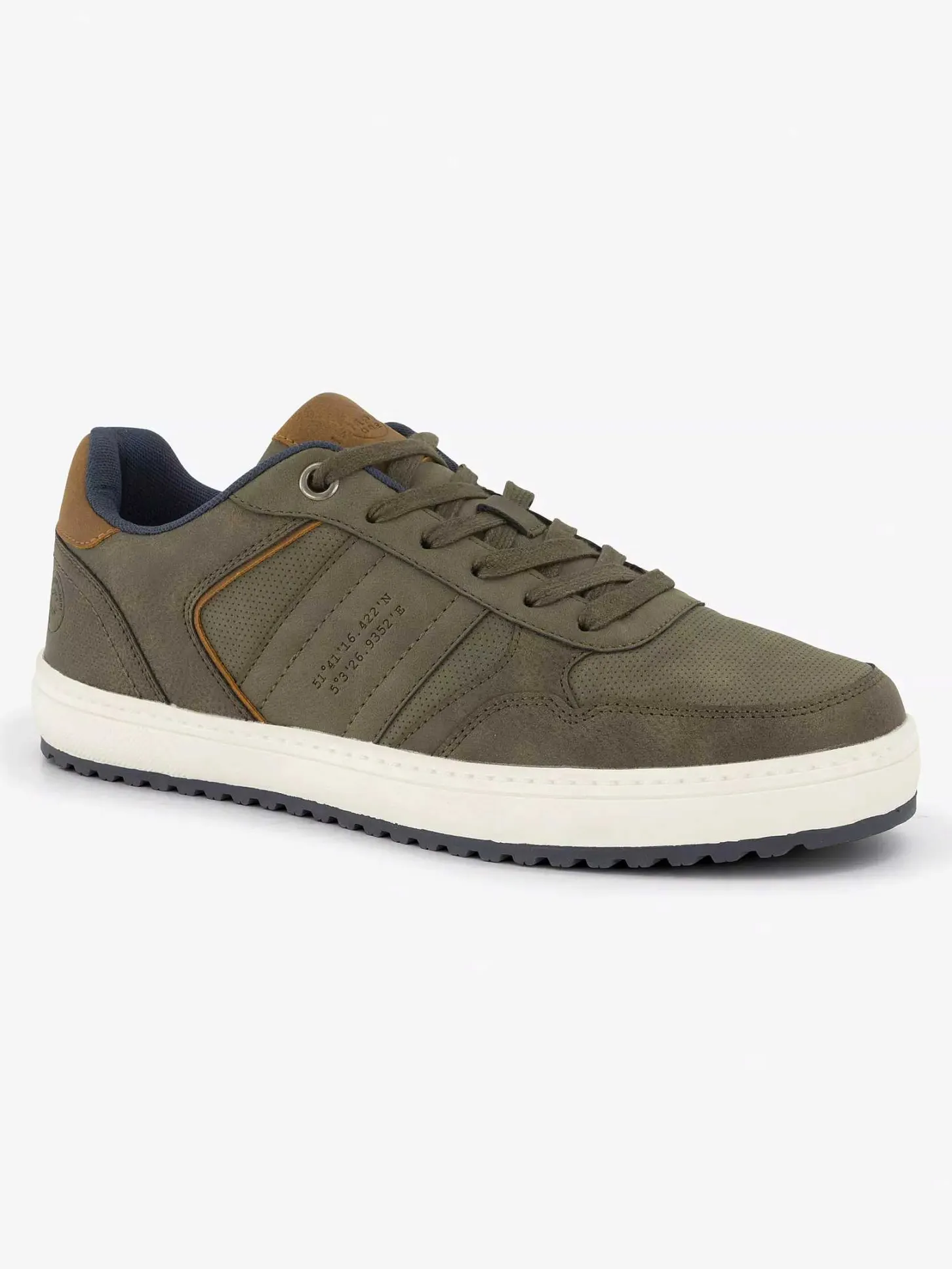 Groene Sneaker Memory Foam Heren Sneakers