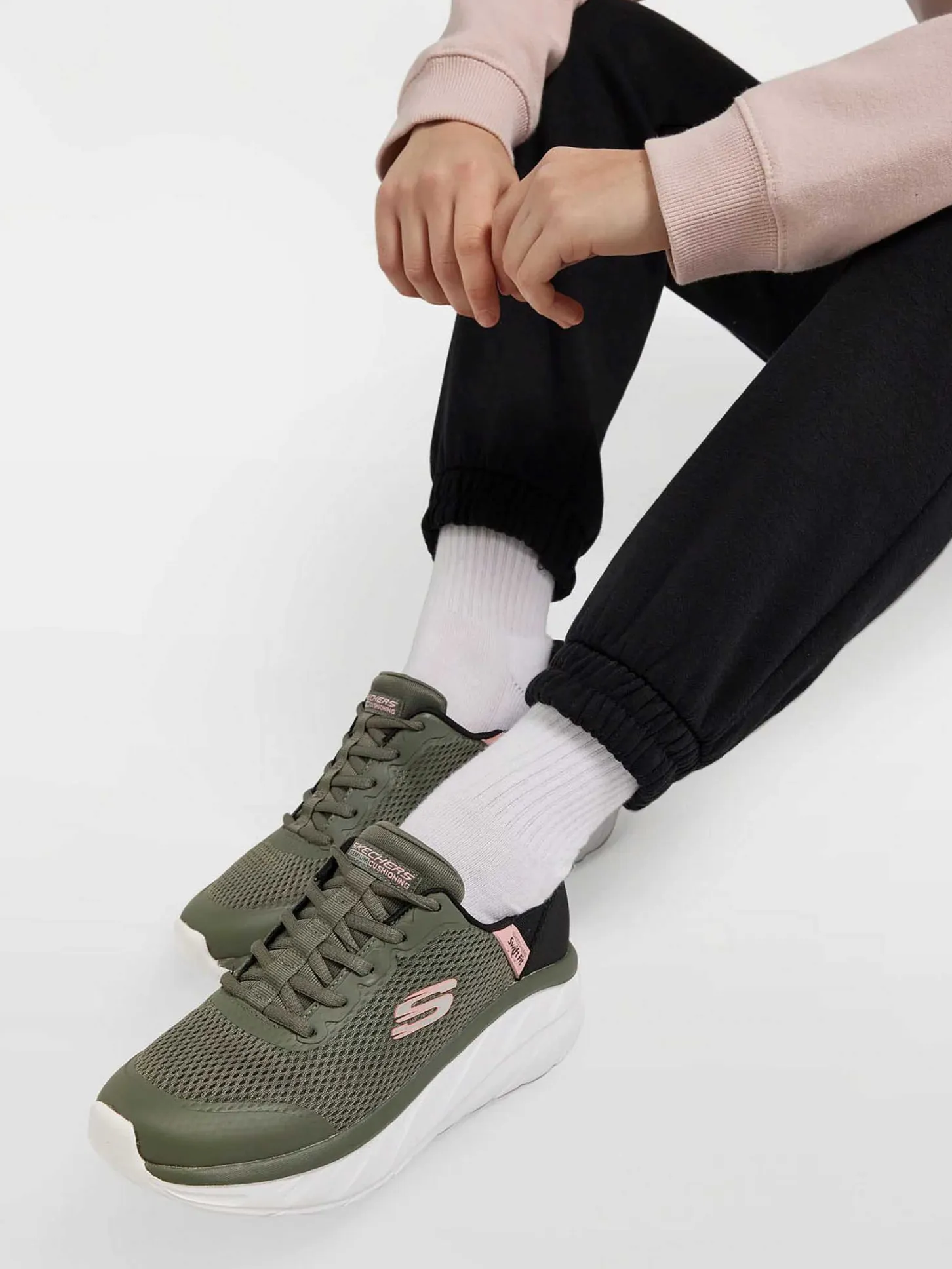 Best Groene Sneaker Swift Fit - Hands Free Premium Cushioning Dames Sneakers