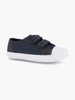 Sale Jeansblauwe Gymschoen Klittenband Kinderen Jongensschoenen