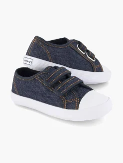 Sale Jeansblauwe Gymschoen Klittenband Kinderen Jongensschoenen
