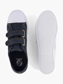 Discount Jeansblauwe Gymschoen Klittenband Kinderen Babyschoenen