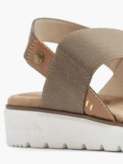Outlet Khaki Sandaal Dames Sandalen