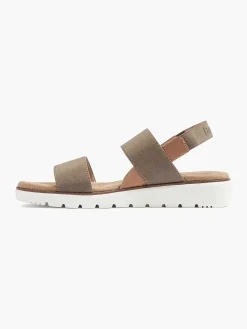 Outlet Khaki Sandaal Dames Sandalen