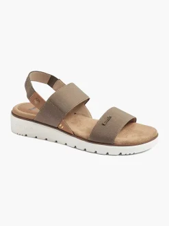 Outlet Khaki Sandaal Dames Sandalen