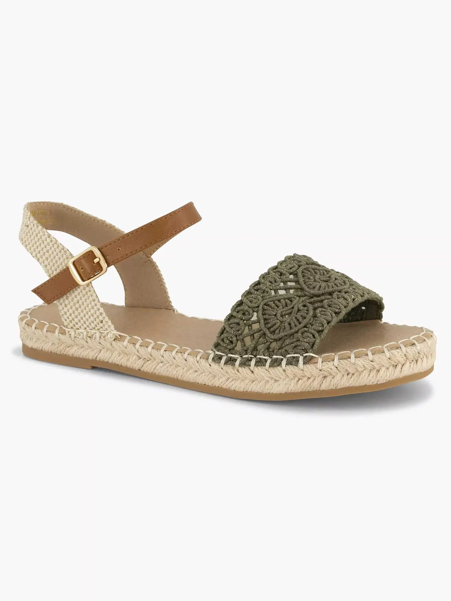 Sale Khaki Sandaal Dames Sandalen