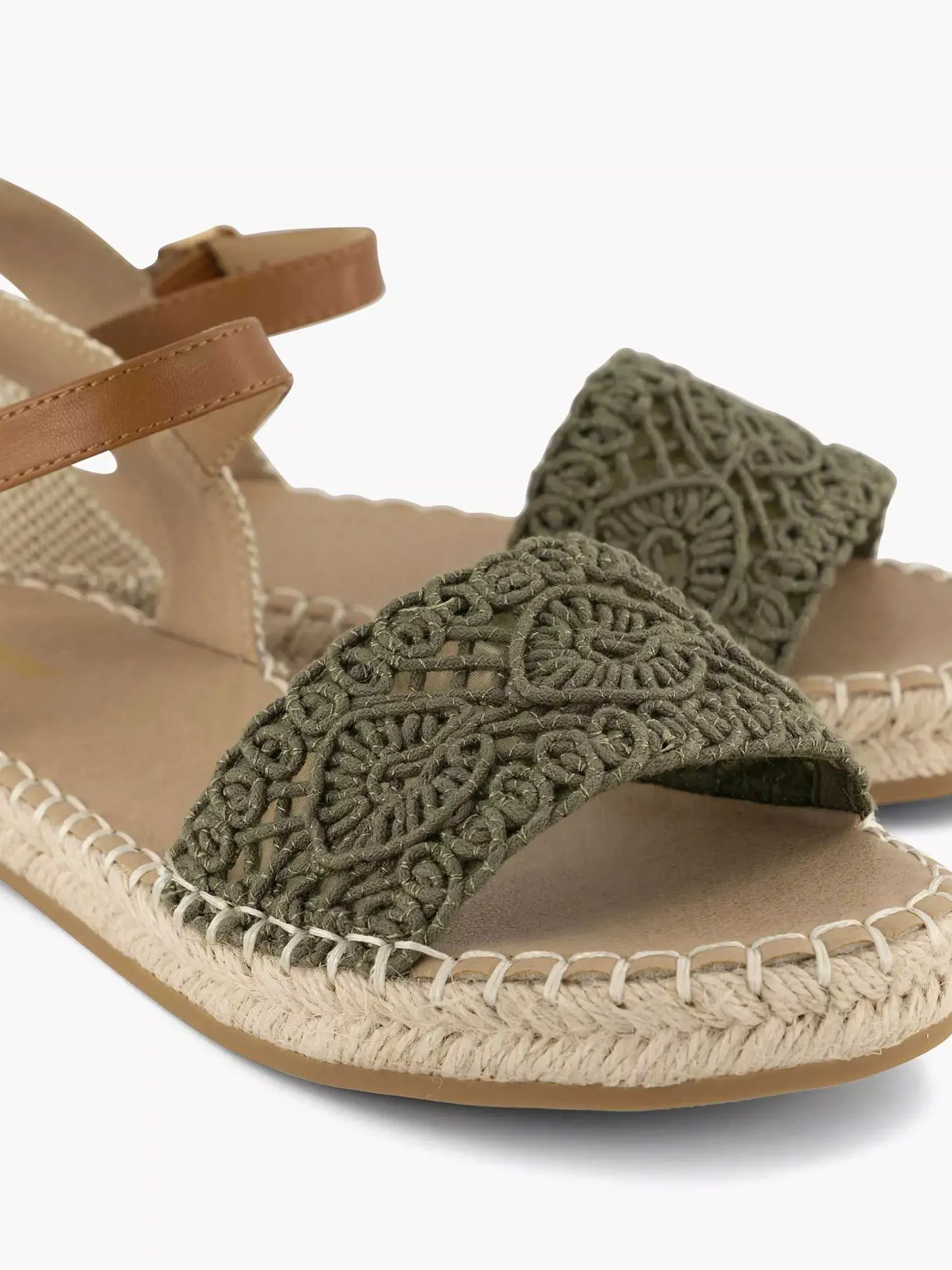 Sale Khaki Sandaal Dames Sandalen