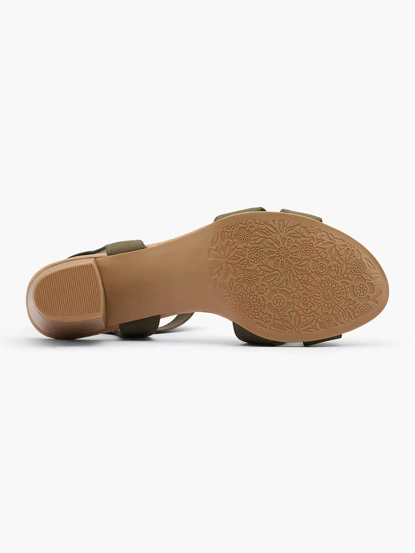 Discount Khaki Sandalette Dames Sandalen