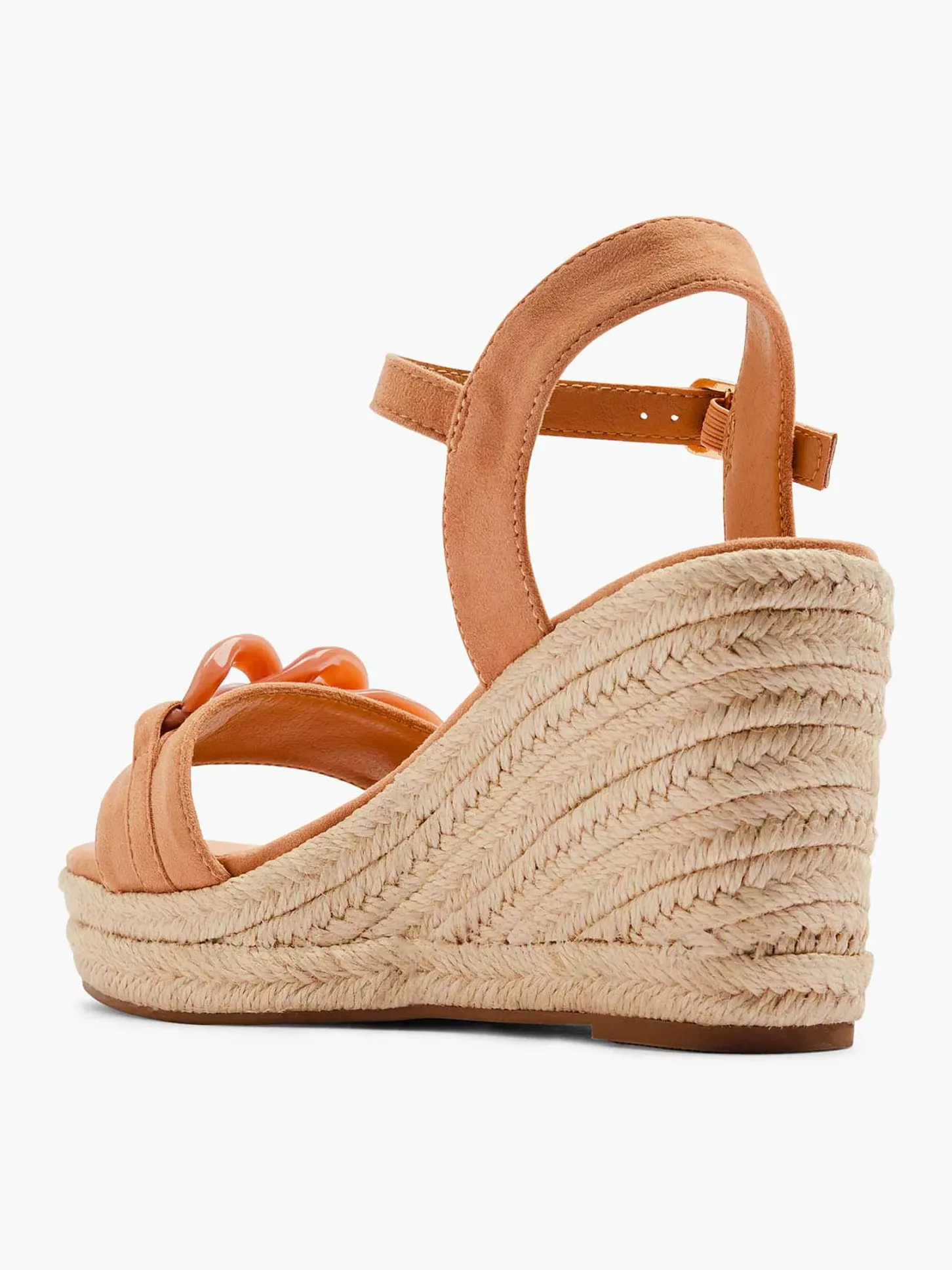 Discount Koraal Sandaal Sleehak Dames Sandalen