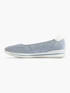 Sale Lichtblauwe Comfort Instapper Dames Comfort Schoenen