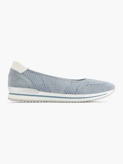 Sale Lichtblauwe Comfort Instapper Dames Comfort Schoenen