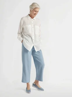 Sale Lichtblauwe Comfort Instapper Dames Comfort Schoenen