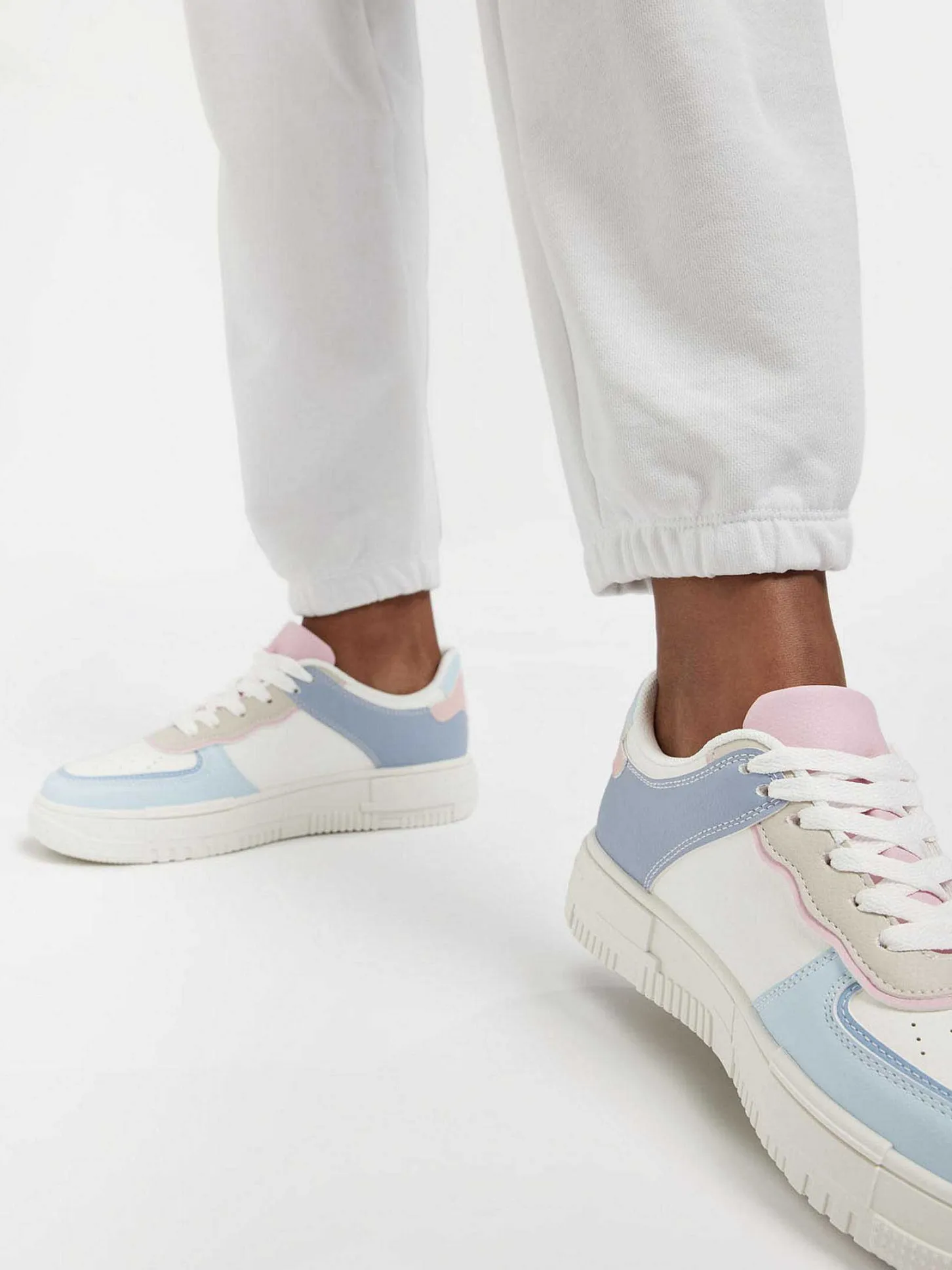 Discount Lichtblauwe Platform Sneaker Dames Sneakers
