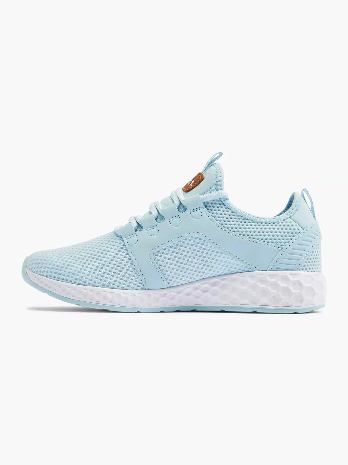 Sale Lichtblauwe Sneaker Memory Foam Dames Sneakers