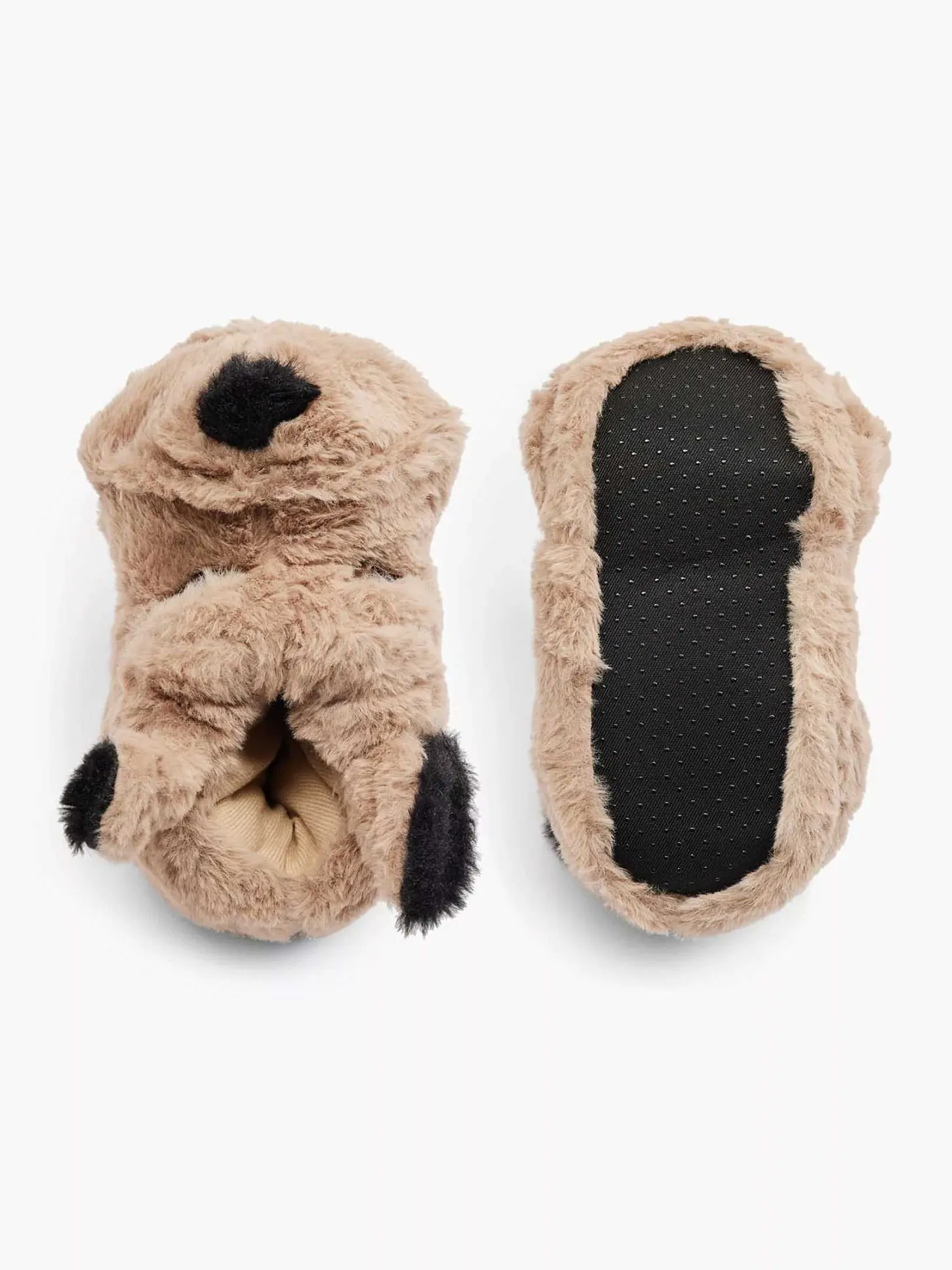 Lichtbruine Pantoffel Hond Kinderen Babyschoenen