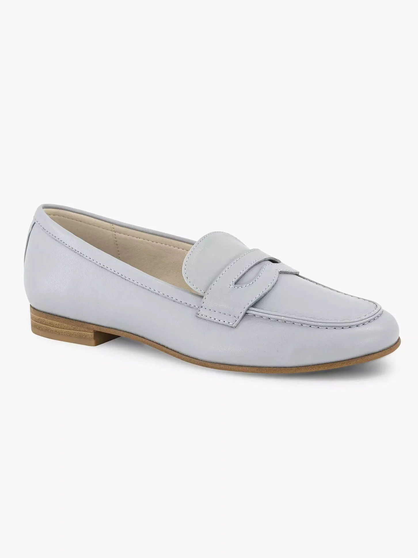 Clearance Lichtgrijze Loafer Dames Instappers