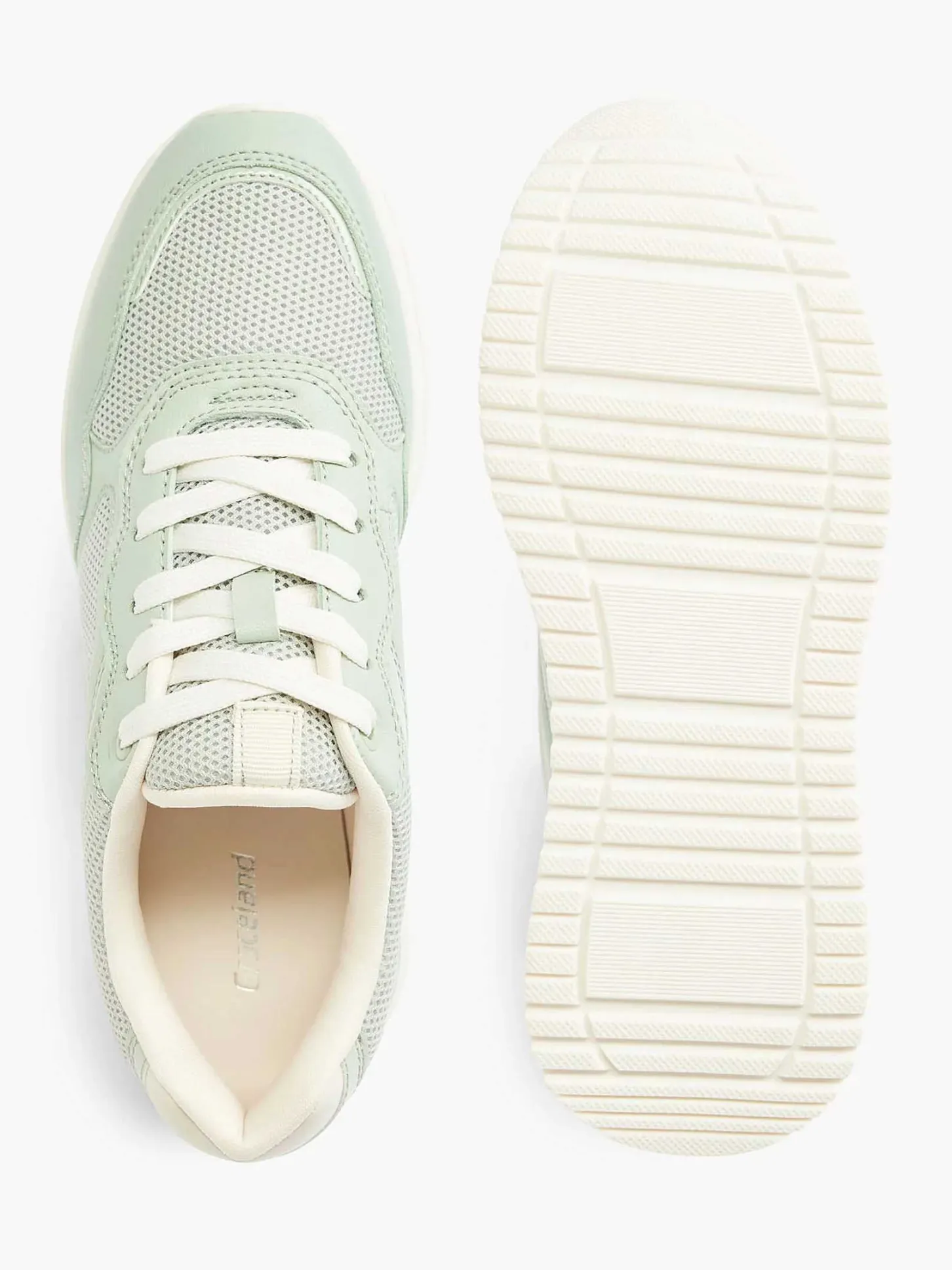 New Lichtgroene Sneaker Platform Dames Sneakers