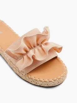 New Lichtoranje Slipper Roesjes Dames Slippers