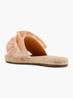 New Lichtoranje Slipper Roesjes Dames Slippers