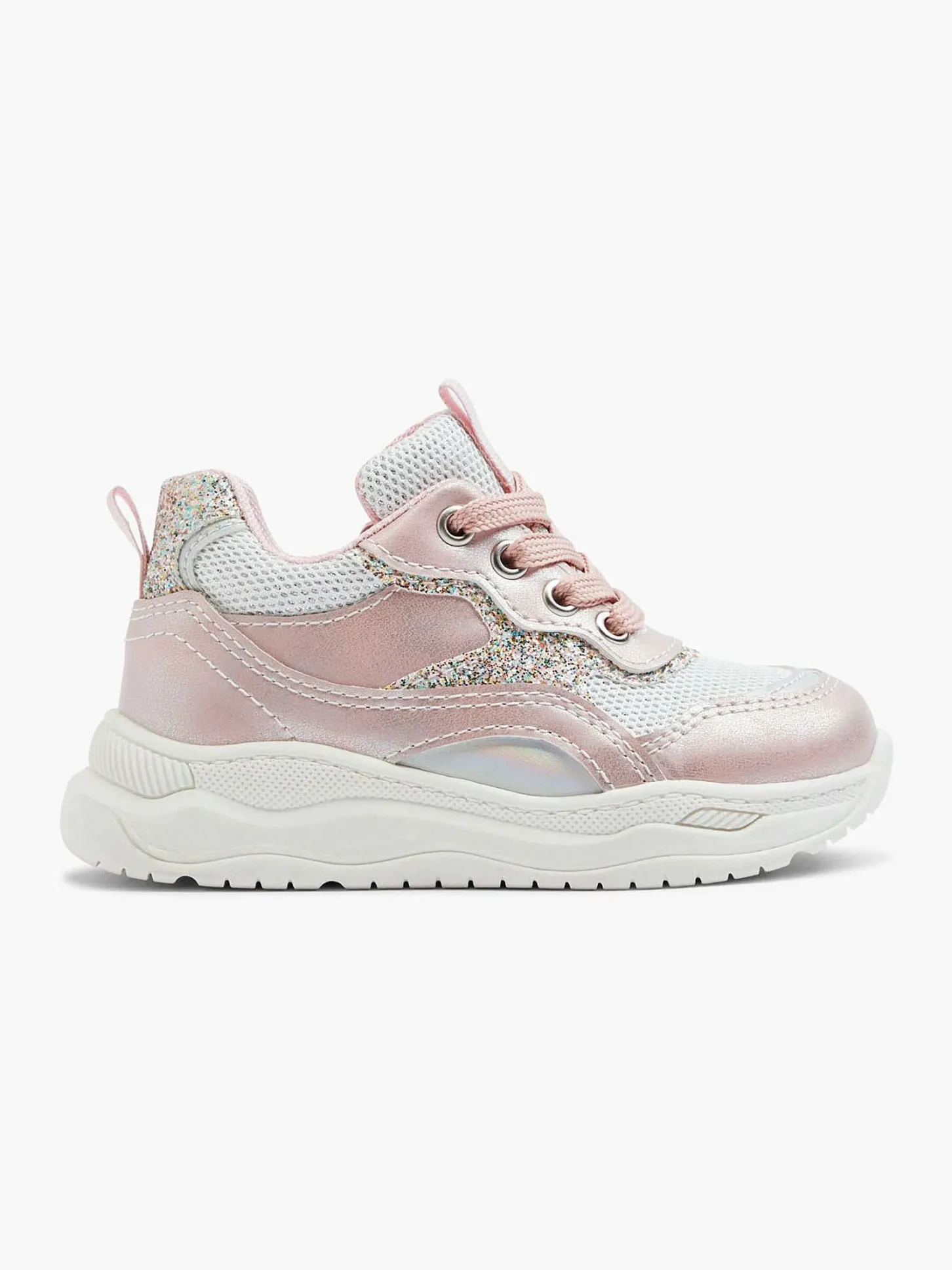 Hot Lichtroze Sneaker Glitters Kinderen Jongensschoenen