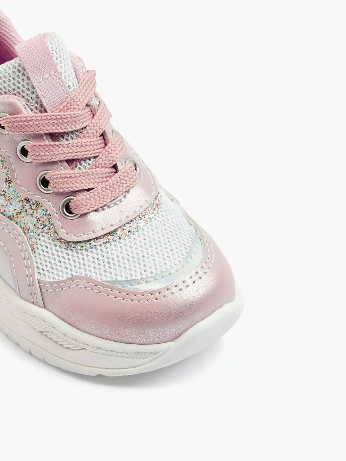 Hot Lichtroze Sneaker Glitters Kinderen Jongensschoenen