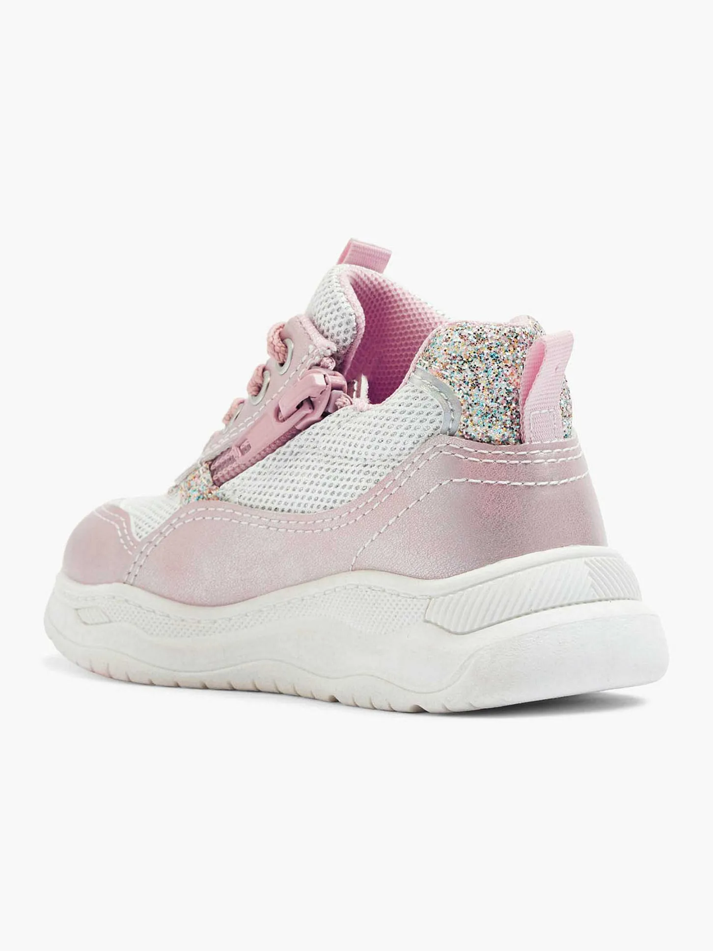 Hot Lichtroze Sneaker Glitters Kinderen Jongensschoenen