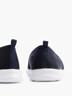 New Marineblauwe Instapper Memory Foam Dames Instappers
