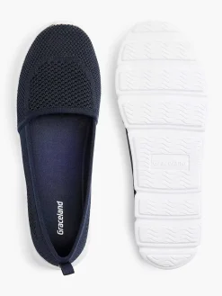 New Marineblauwe Instapper Memory Foam Dames Instappers