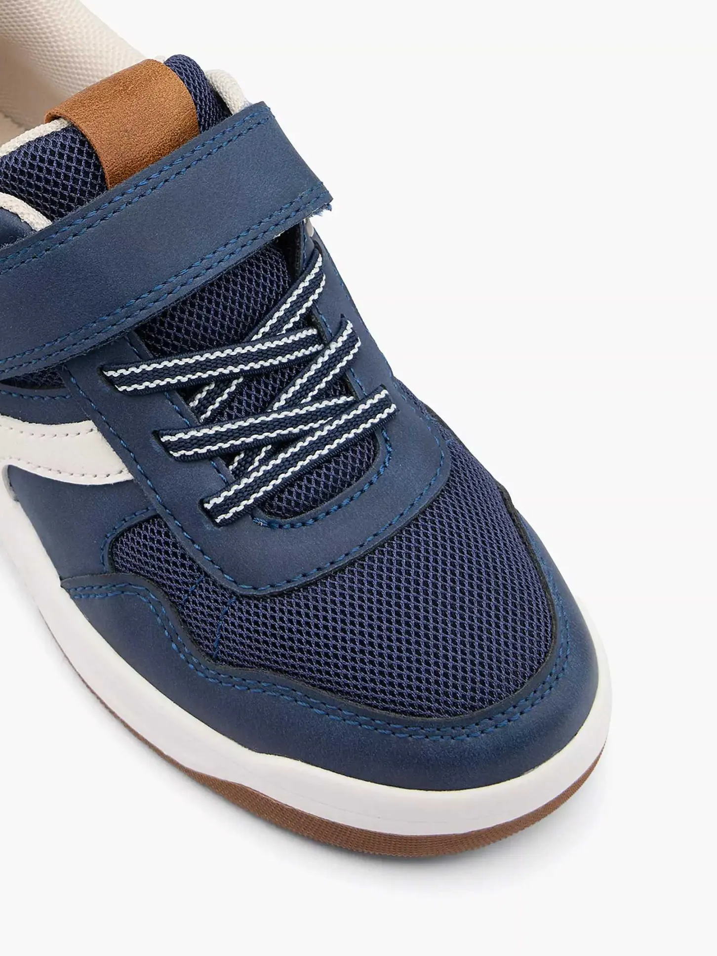 Online Marineblauwe Velcro Sneaker Kinderen Jongensschoenen