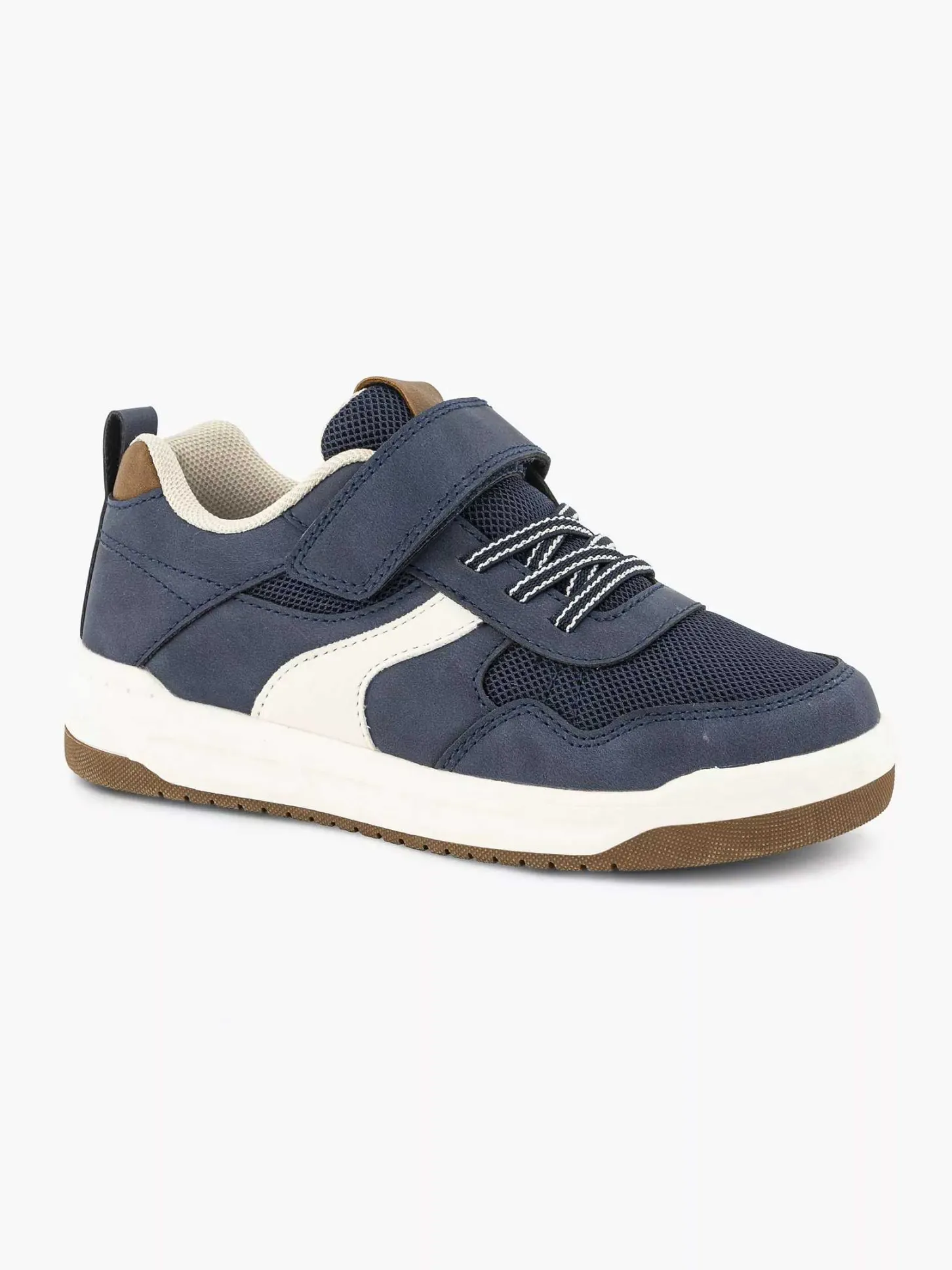 Online Marineblauwe Velcro Sneaker Kinderen Jongensschoenen