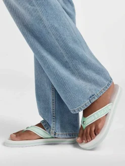 Mintgroene Teenslipper Dames Sandalen