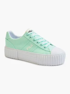 Best Mintkleurige Canvas Sneaker Platform Dames Sneakers