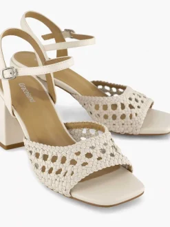 Hot Off White Sandalette Dames Sandalen