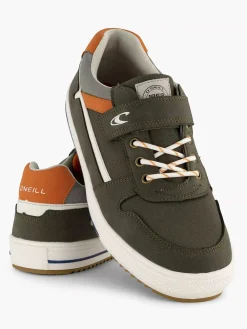 Outlet Olijf Sneaker Kinderen Jongensschoenen