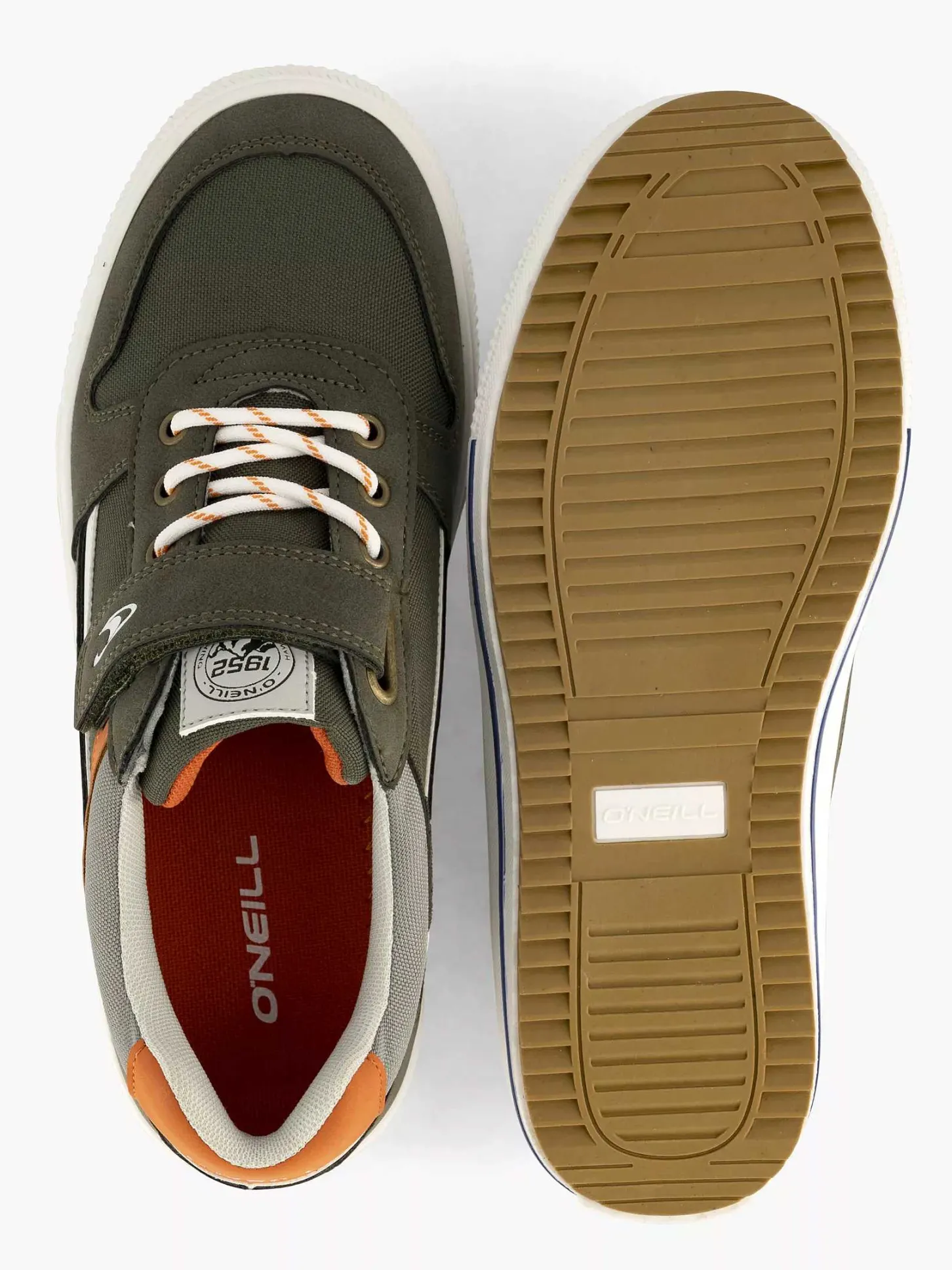 Outlet Olijf Sneaker Kinderen Jongensschoenen