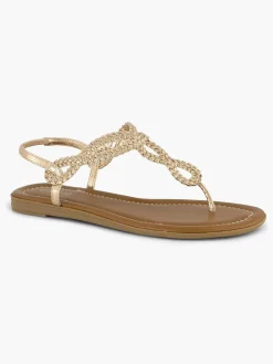 Best Rosegouden Sandaal Dames Sandalen